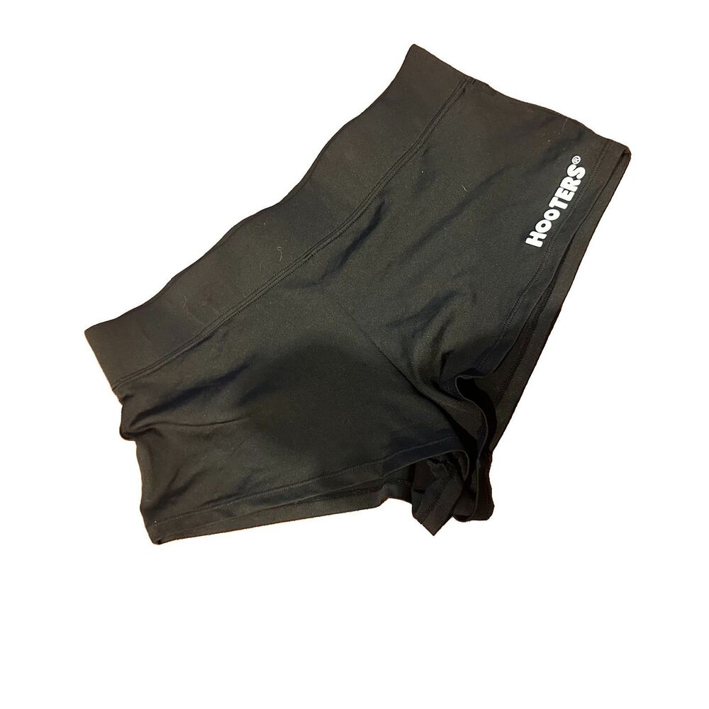 HOOTERS Girl Black Authentic Sexy Uniform Shorts Halloween Medium